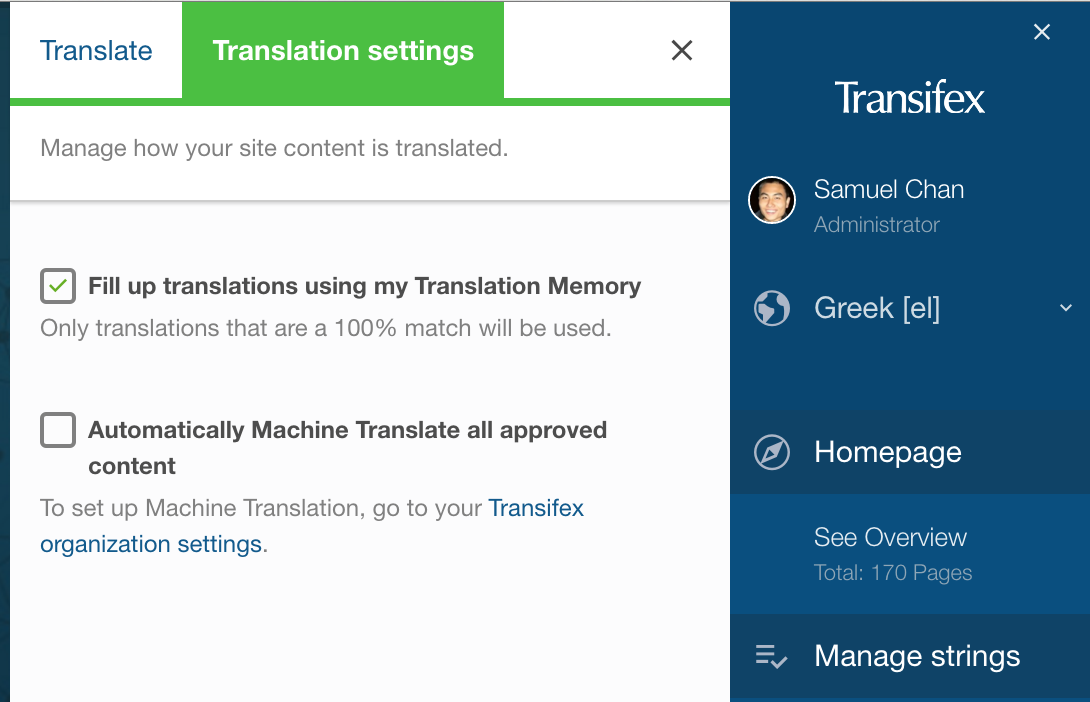 Transifex-Translation-Memory
